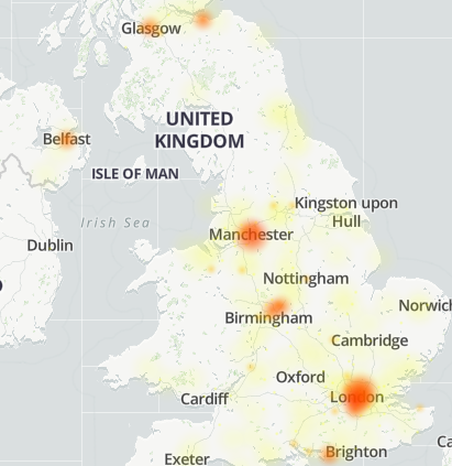 Service status heatmap